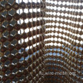Горманая металлическая плетеная сетчатая декоративная шторманая стена